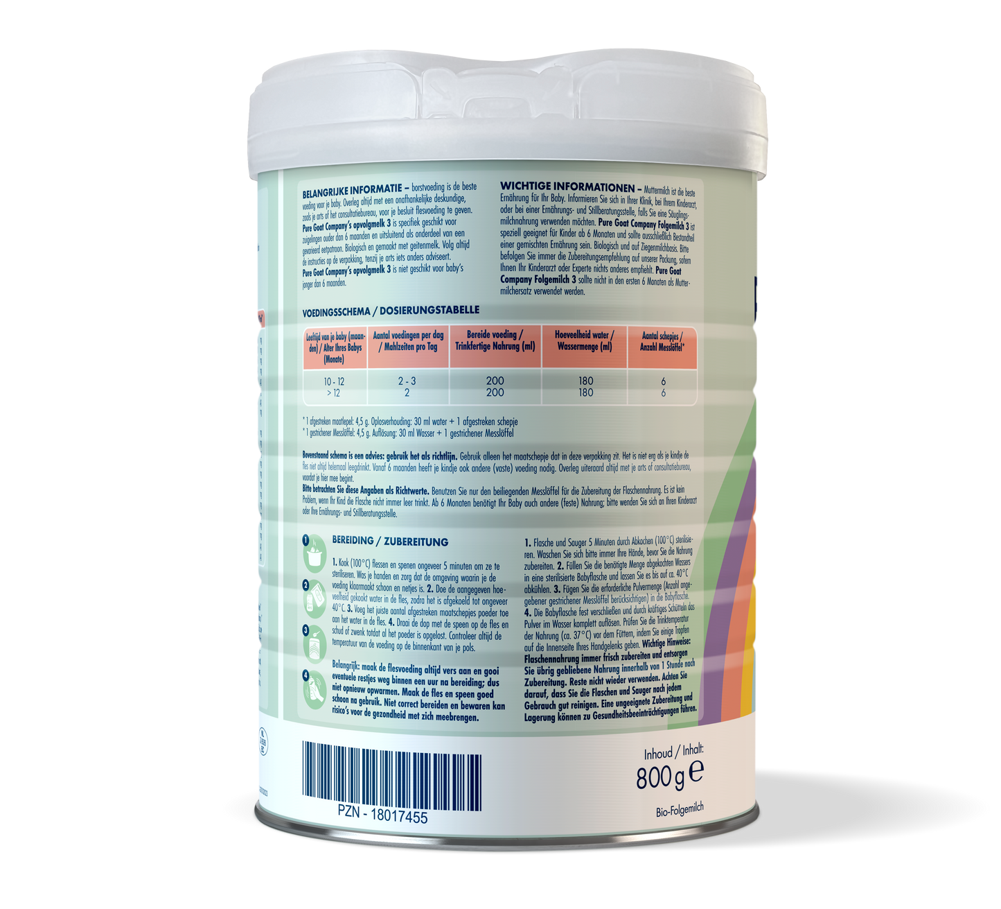 Bio Pure Goat Stage 3 (12+ months) 800g