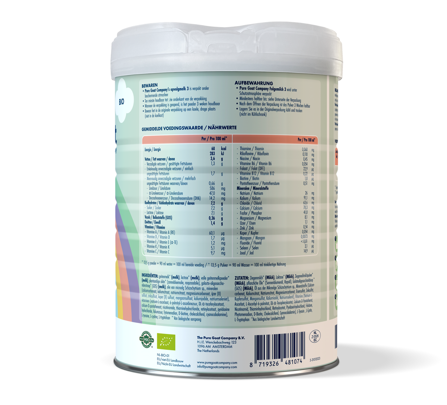 Bio Pure Goat Stage 3 (12+ months) 800g