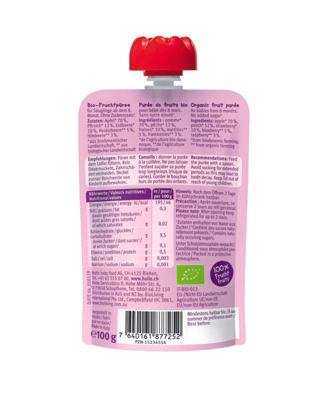 Holle Berry Puppy Fruit Pouch