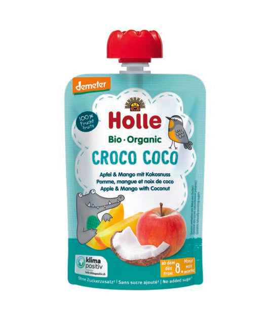 Holle Croco Coco Fruit Pouch