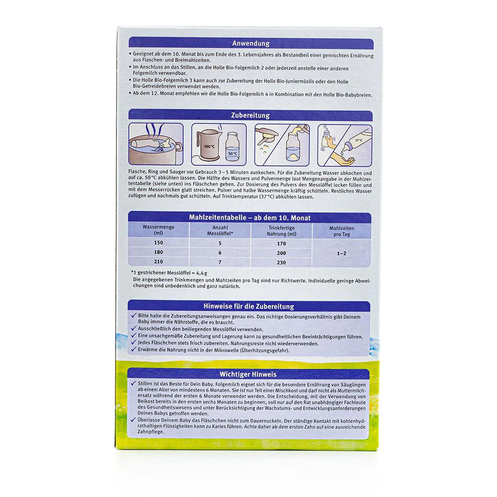 Holle Organic Cow Milk Stage 3
