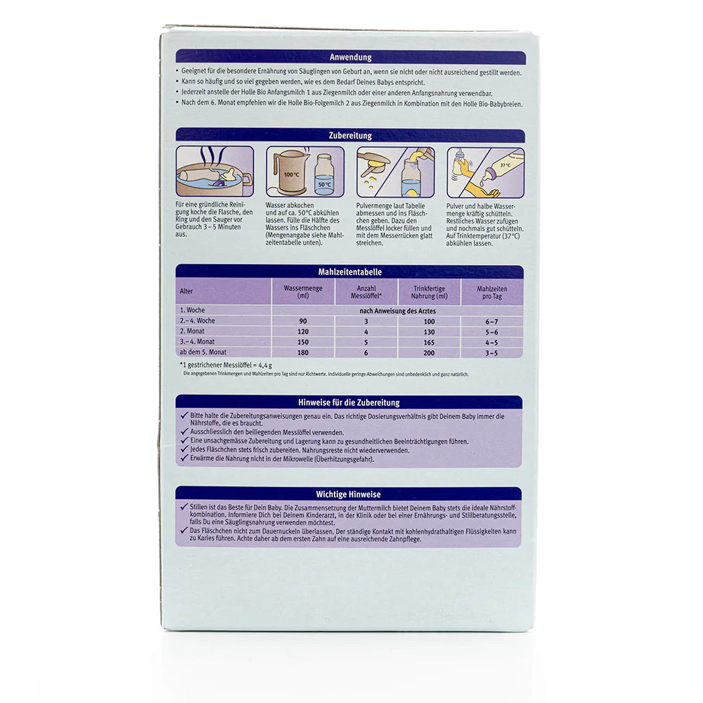Holle Organic Goat Milk PRE