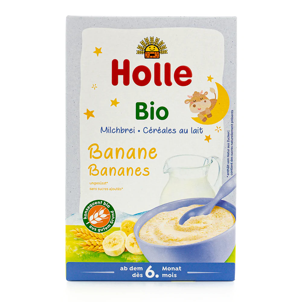 Holle Organic Milk Cereal with Bananas (6+ Months)