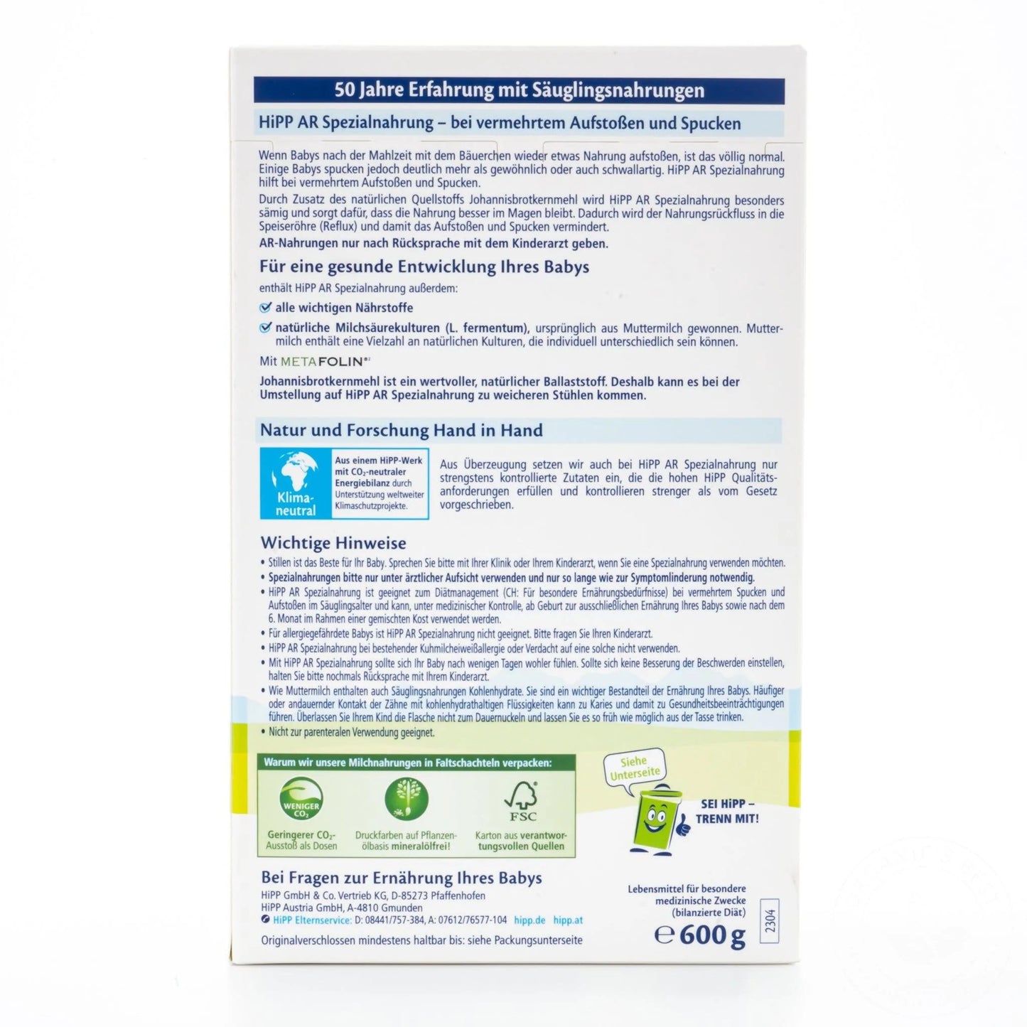 HiPP Anti-Reflux 0-6 Months