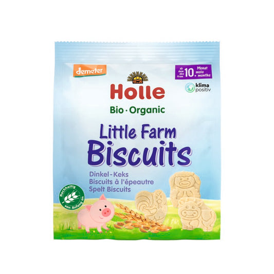 Holle Snack - Little Farm Spelt Biscuits (10+ Months), 100g - 6 & 12 Packs