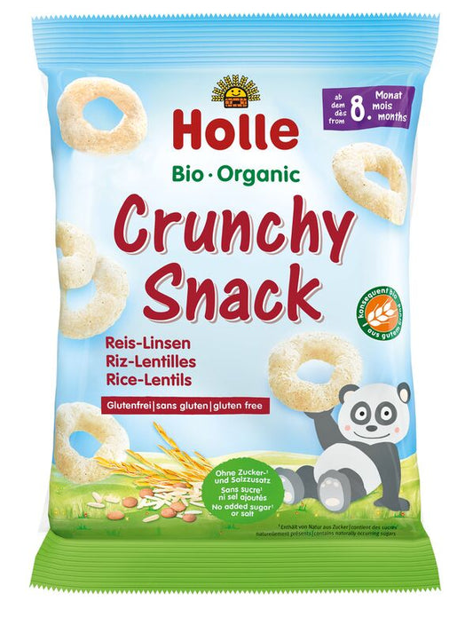 Holle Organic Snack - Millet Crunchy Baby Puffs (8+ Months), 25g - 6 & 12 Packs