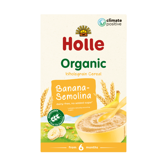 Holle Organic Fruit Porridge Banana-Semolina (6+ Months)