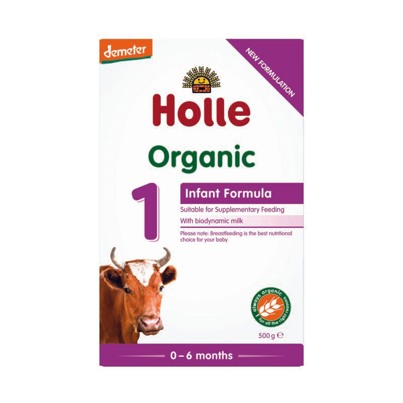 Holle organic infant cow milk formula