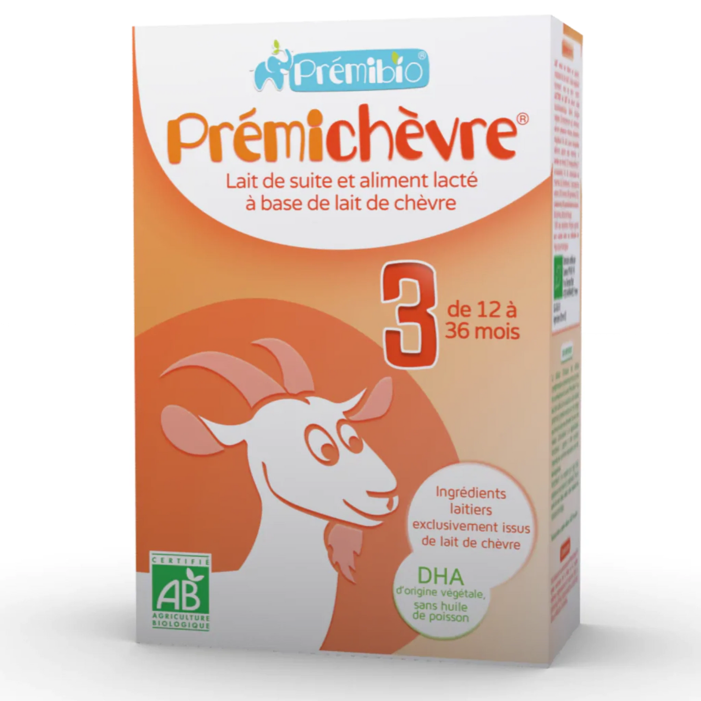 Premibio Organic Premichevre Toddler Goat Formula- Stage 3 (12 to 36 months) - (600g)